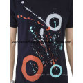 Fabricação em China Custom Design de Moda de Algodão Impressão Homem T-Shirt
